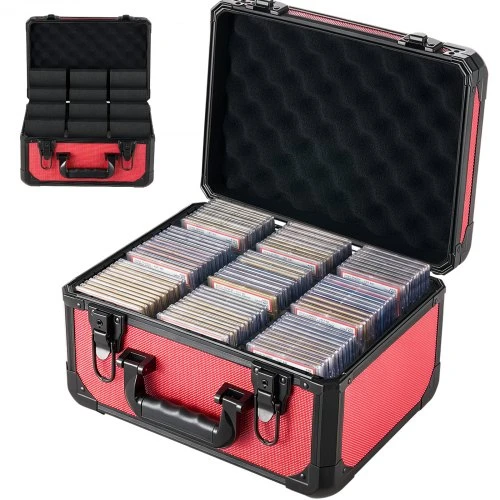 Kolekcinių kortelių dėklas VEVOR LR1428, talpinantis 96 PSA korteles