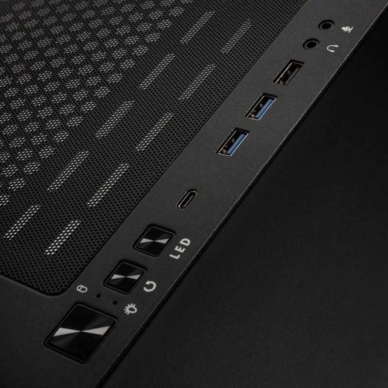 Kolink Unity Adapt ARGB Mid-tower – juodos spalvos