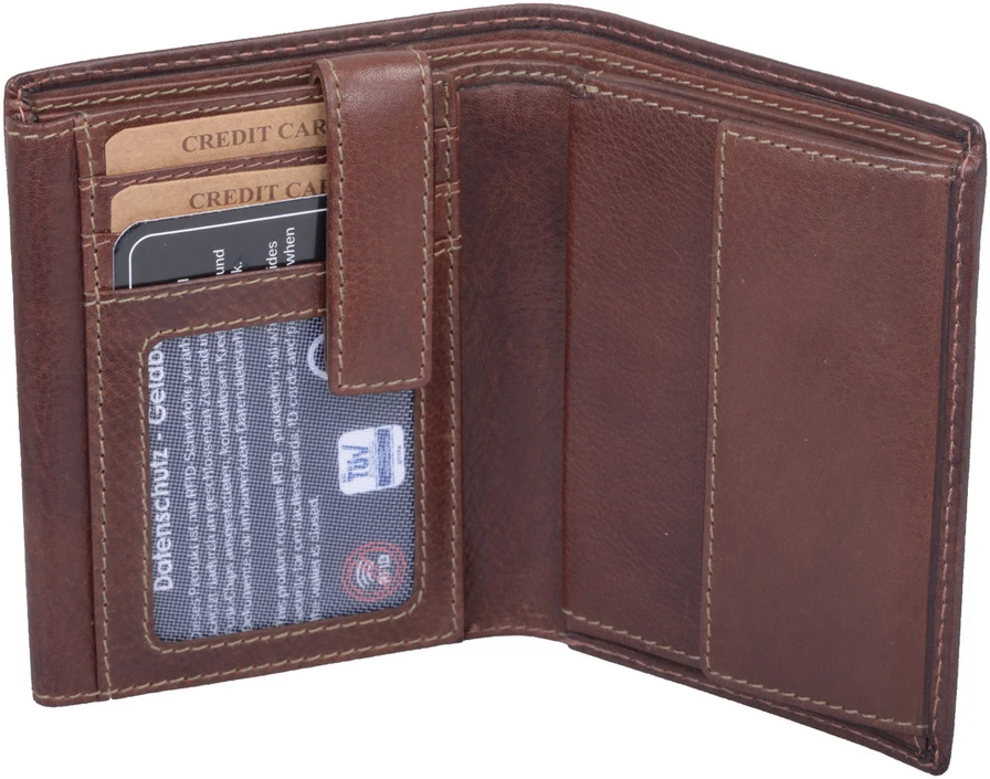 Kombinuota piniginė vyrams AVANCO 270-48-08 RFID - Ruda