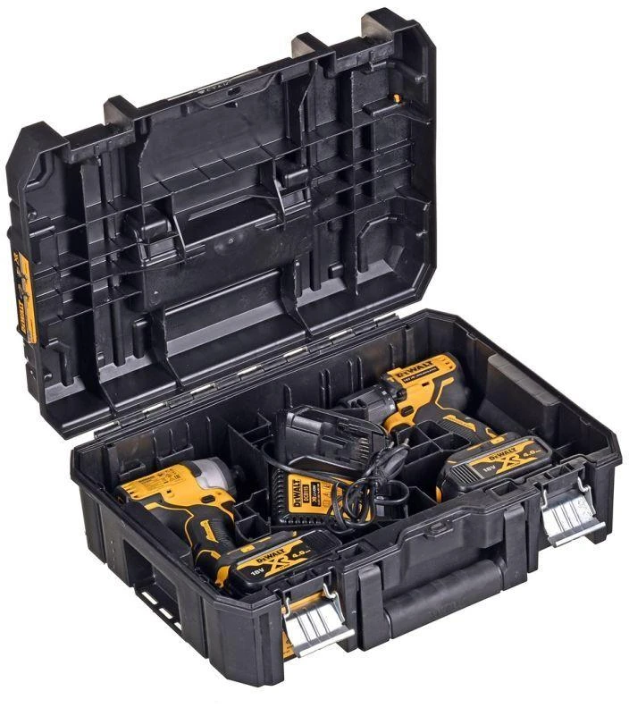 Įrankių komplektas DeWalt DCK2062M2T-QW(DCD709 + DCF809); 18 V; 2x4,0 Ah akum.