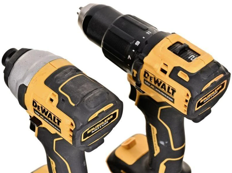 Įrankių komplektas DeWalt DCK2062M2T-QW(DCD709 + DCF809); 18 V; 2x4,0 Ah akum.