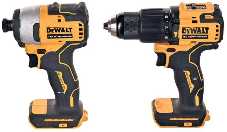 Įrankių komplektas DeWalt DCK2062M2T-QW(DCD709 + DCF809); 18 V; 2x4,0 Ah akum.