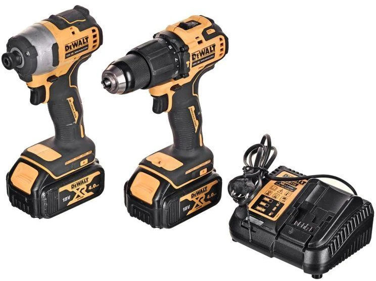 Įrankių komplektas DeWalt DCK2062M2T-QW(DCD709 + DCF809); 18 V; 2x4,0 Ah akum.