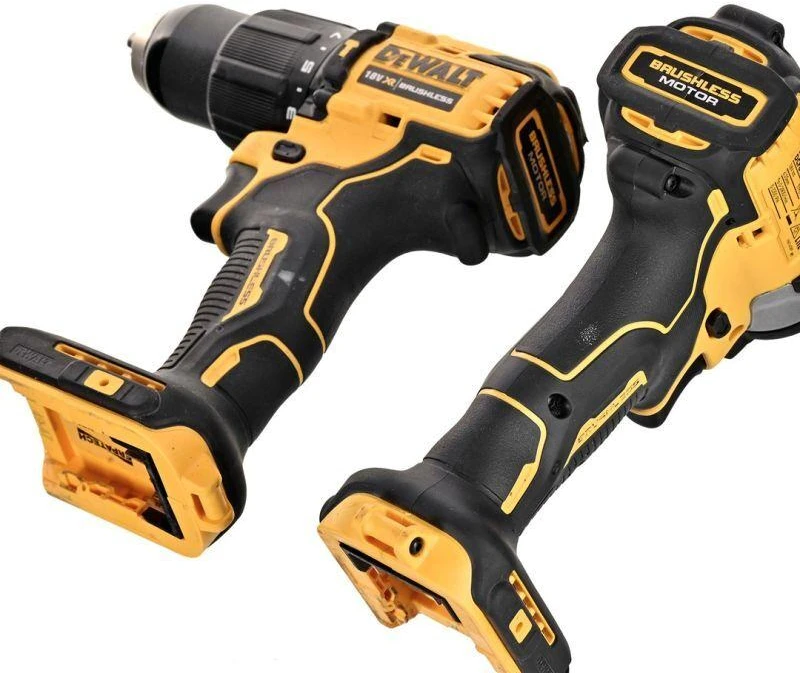 Įrankių komplektas DeWalt DCK2062M2T-QW(DCD709 + DCF809); 18 V; 2x4,0 Ah akum.