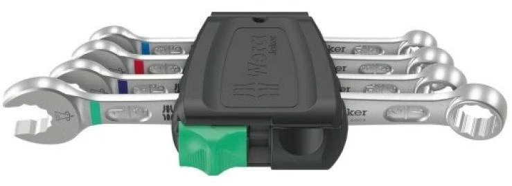 Wera Kombinuotų raktų rinkinys 6003 JOKER IMPERIAL SET 1, 4 vnt.