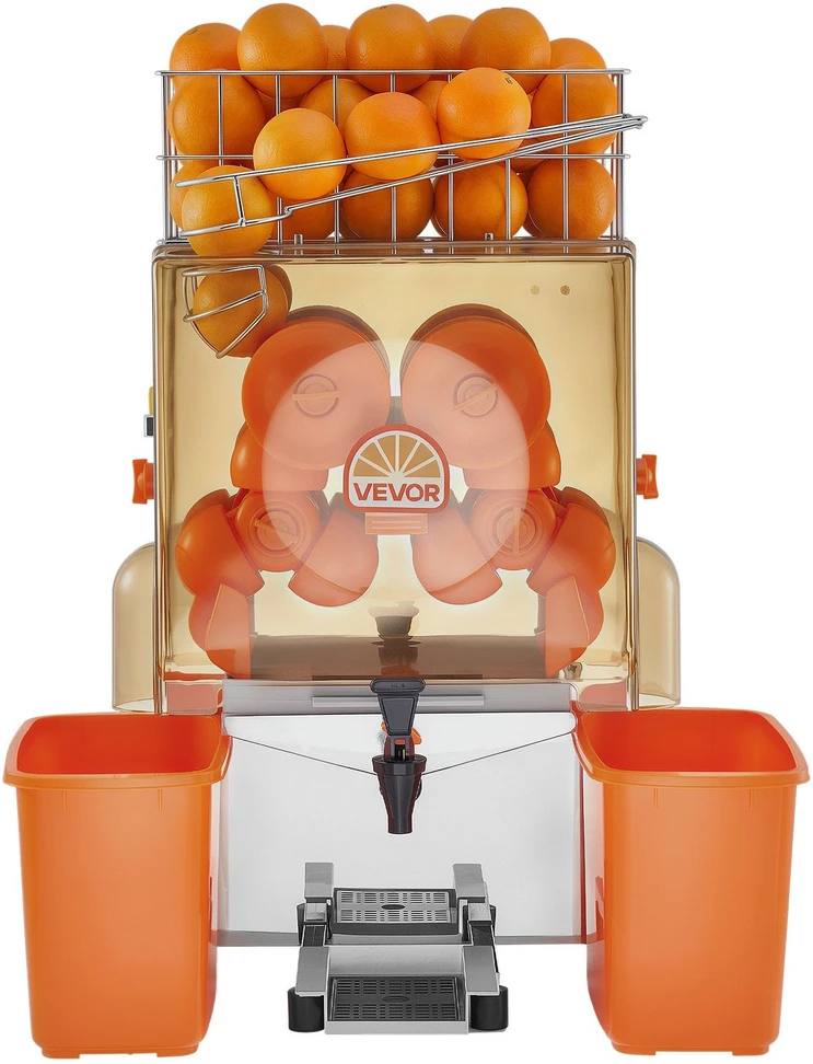 VEVOR Komercinė apelsinų sulčiaspaudė, 120W