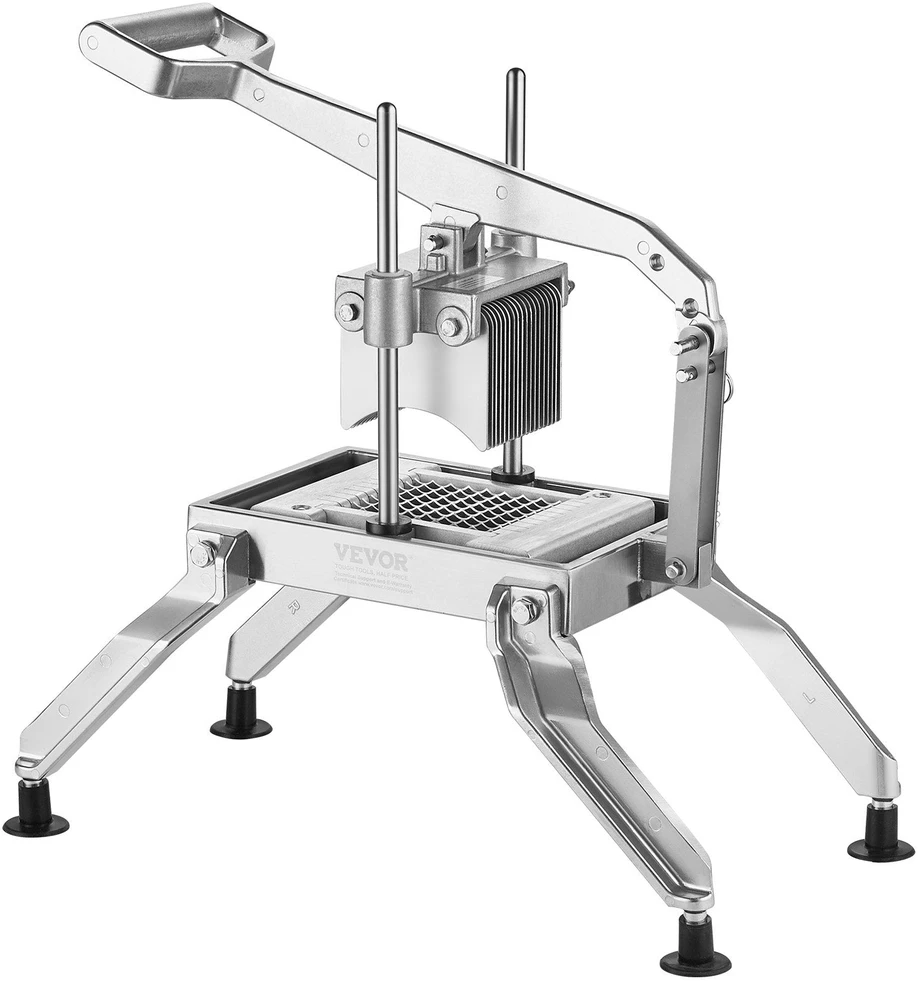 VEVOR Komercinis daržovių pjaustytuvas, 6,35 ir 12,7 mm