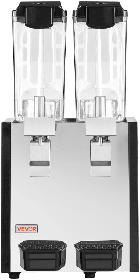 VEVOR Komercinis gėrimų dispenseris 2x10 l