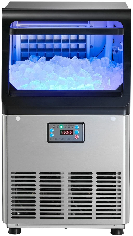 Komercinis ledo gaminimo aparatas VEVOR LB70TB-D, 41 kg/24h