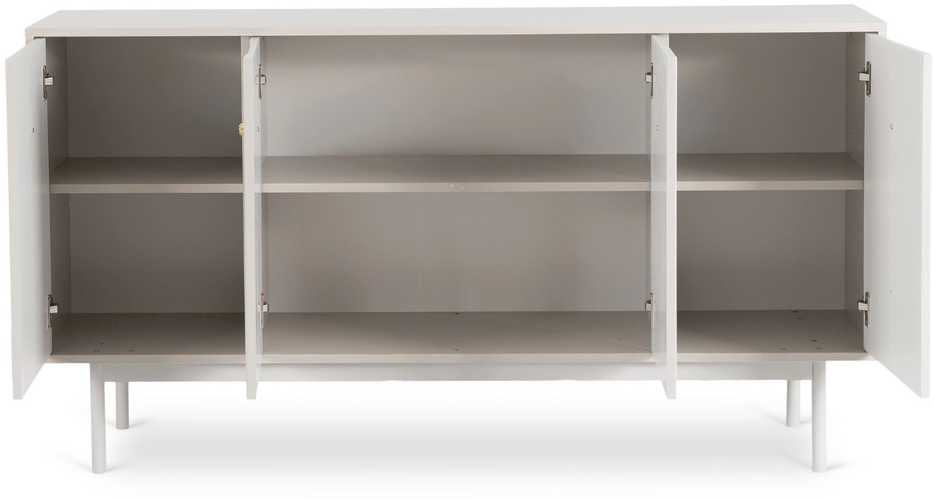 Mebel Elite Komoda MARLEN, 155 × 39 × 82 cm, kašmyro spalvos fasadais