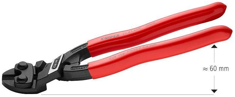 Kirpimo replės KNIPEX CoBolt 7141 200mm