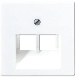 Kompiuterinio lizdo apdaila JUNG A569-2BFPLUAWW (balta, 2xRJ45)