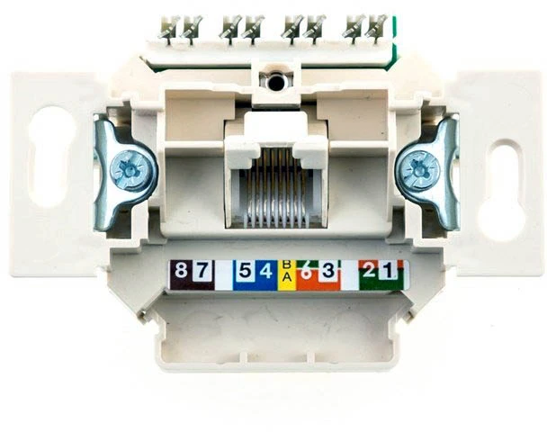 Kompiuterinis lizdas JUNG EPUAE8UPOK6US (1xRJ45 CAT 6)