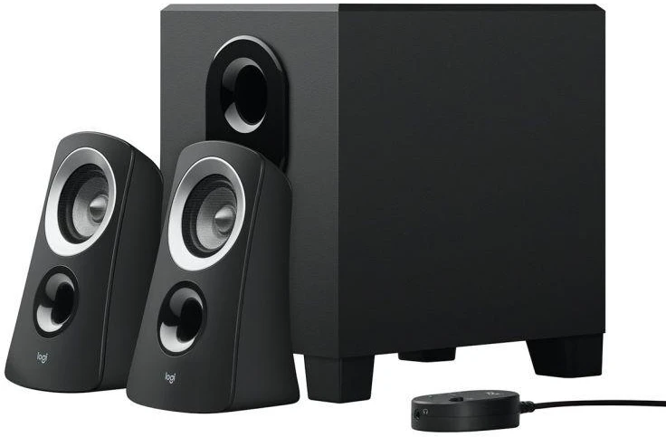 Ausinės Kompiuterinių garsiakalbių komplektas (2.1; juodas) Logitech 980-000413
