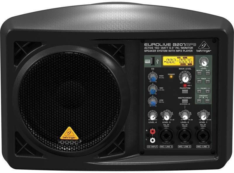 Kompiuterio kolonėlės Behringer B207MP3 imtuvas / stiprintuvas