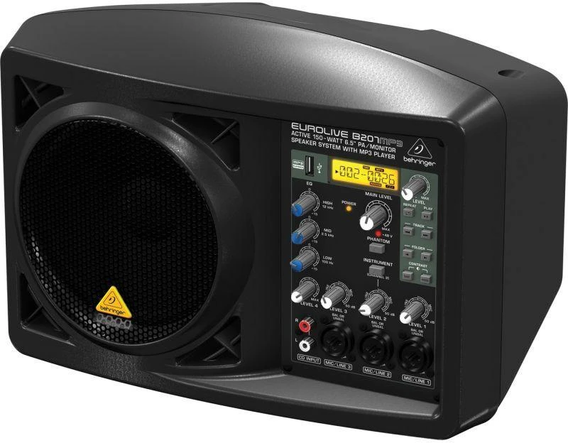 Kompiuterio kolonėlės Behringer B207MP3 imtuvas / stiprintuvas