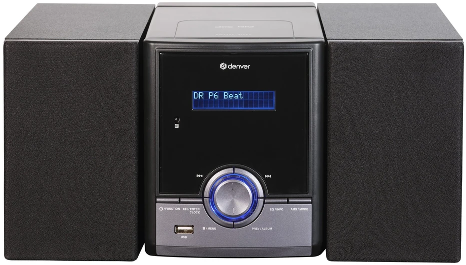 Muzikinis centras DAB/FM/CD muzikos sistema Denver MDA-285, 2 × 50 W