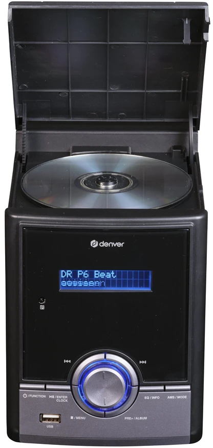 Muzikinis centras DAB/FM/CD muzikos sistema Denver MDA-285, 2 × 50 W