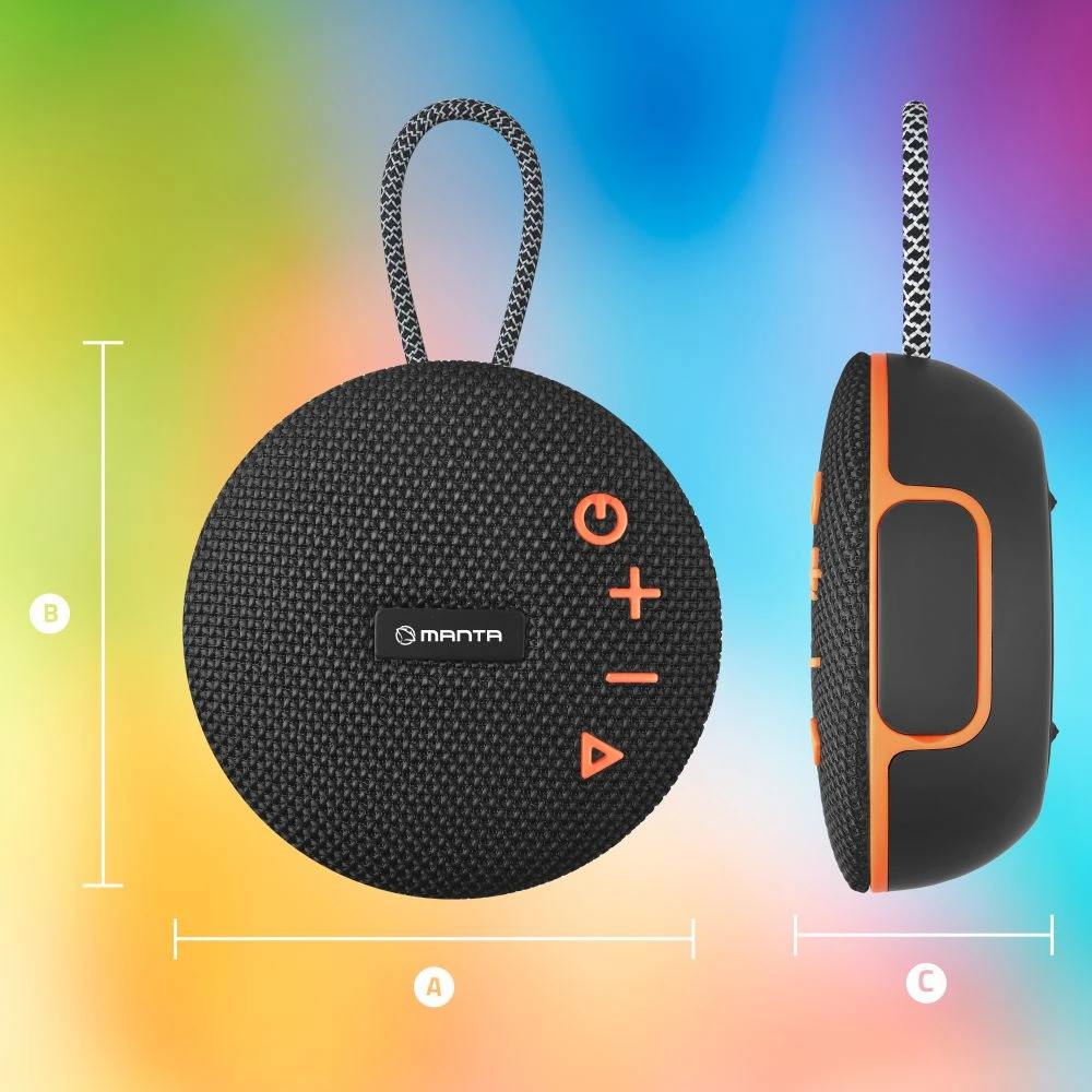 Nešiojamoji Bluetooth kolonėlė Manta SPK02GO, 15 W