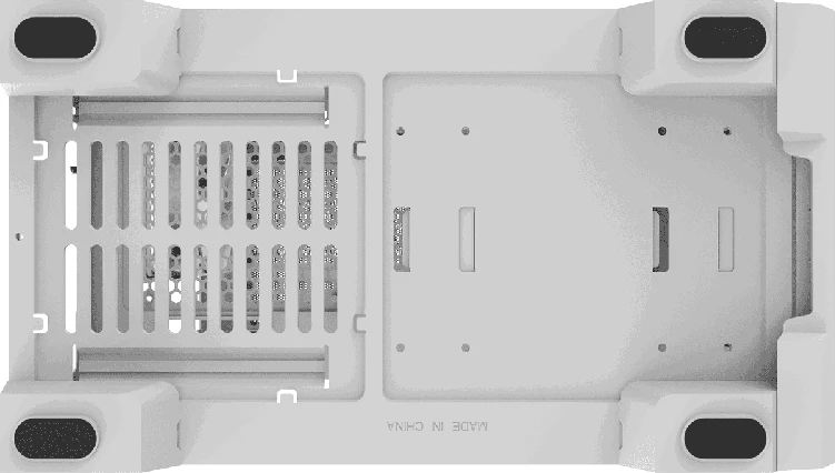 Kompiuterio korpusas mATX su 3 × 120 mm ventiliatoriais Zalman Z1 Iceberg, baltas