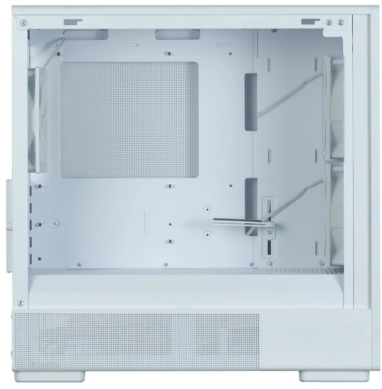 Kompiuterio korpusas Micro-ATX Zalman P10 NAMU, 3 × 120 mm ventiliatoriai, baltas