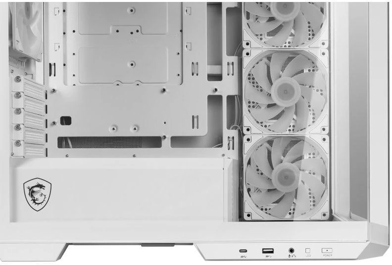 Ausinės Kompiuterio korpusas MSI MAG PANO M100R PZ Baltas