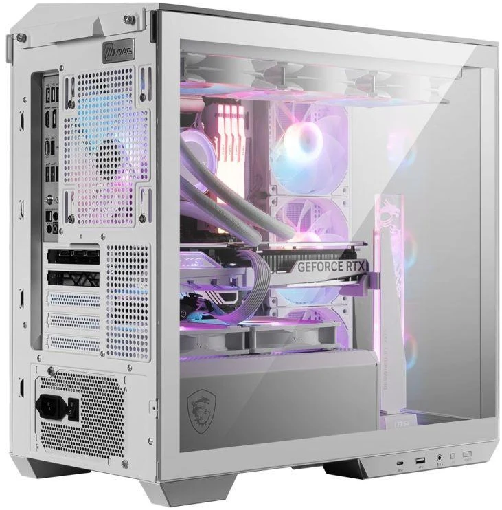 Ausinės Kompiuterio korpusas MSI MAG PANO M100R PZ Baltas