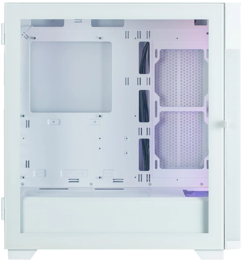 Kompiuterio korpusas su 4 RGB ventiliatoriais Zalman S5 Neo, baltas