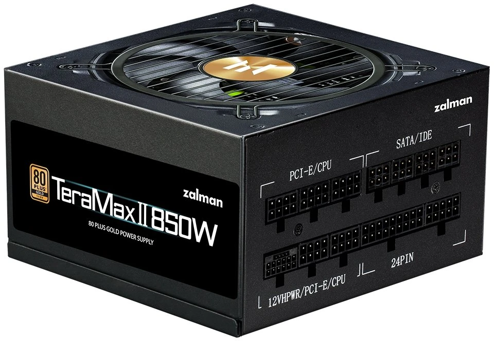 Kompiuterio maitinimo blokas Zalman TeraMax2, 850 W, 80 PLUS Gold