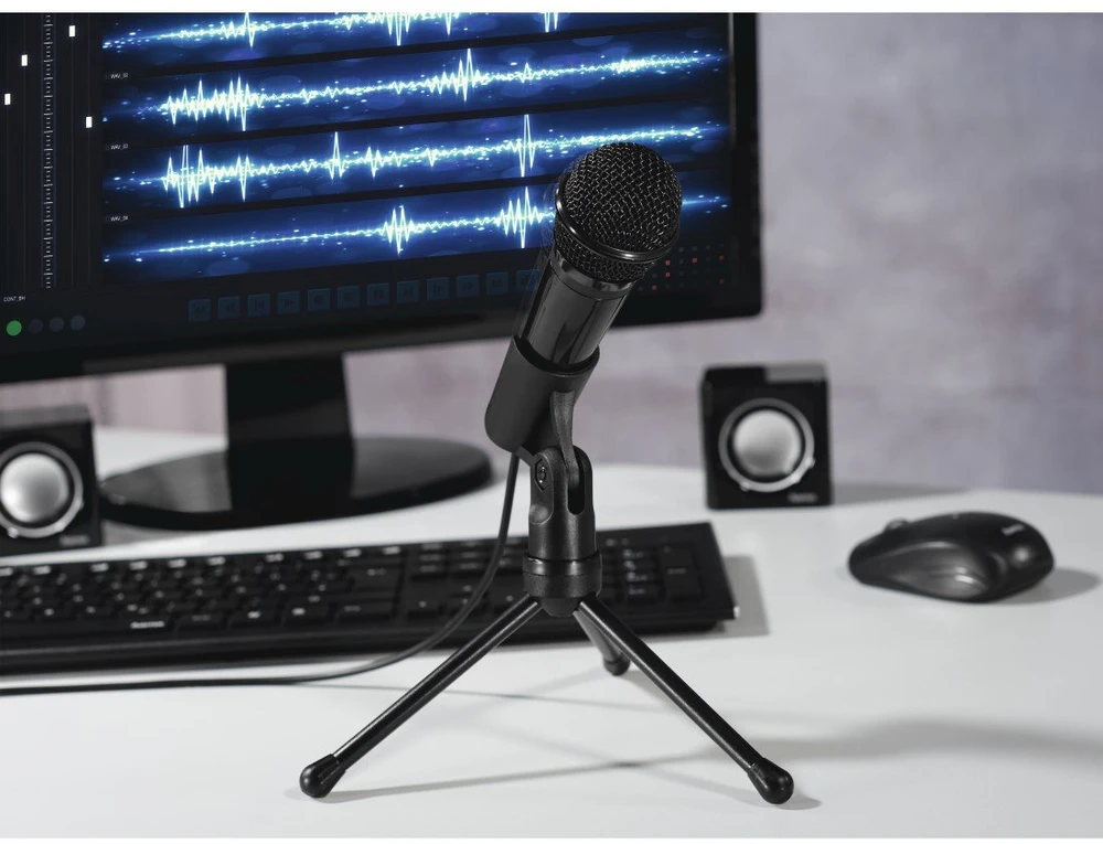 Kompiuterio mikrofonas su nutildymo funkcija Hama MIC-P35, 2,5 m