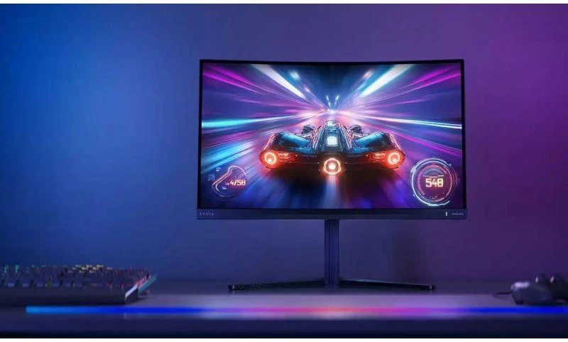 Monitorius Philips Evnia 27M2C5200W/00, 27", VA, 1920 x 1080, 280 Hz,  300 cd/m²