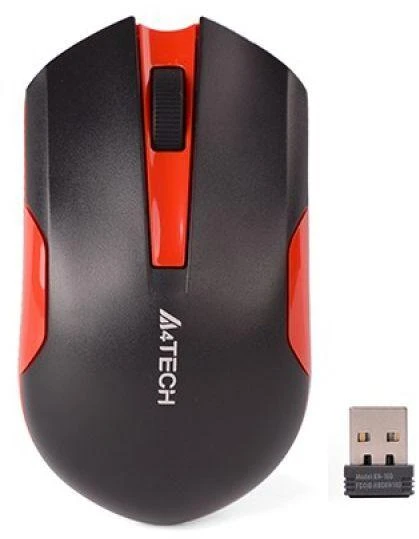 Kompiuterio pelė A4Tech V-TRACK G3-200N-1 A4TMYS46038 (optinė; 1000 DPI; juoda)