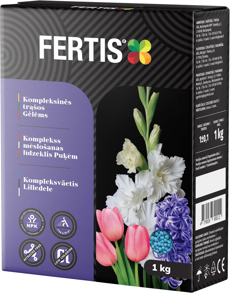 Kompleksinės trąšos Gėlėms FERTIS, 1kg