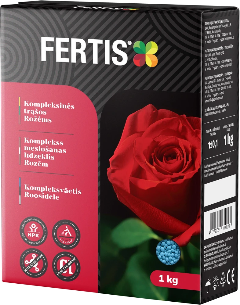 Kompleksinės trąšos Rožėms FERTIS, 1kg