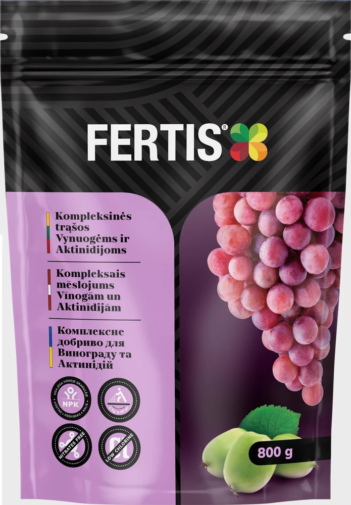 Kompleksinės trąšos Vynuogėms ir aktinidijoms FERTIS, 800g