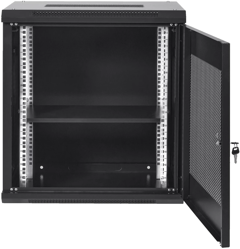 VEVOR 12U tinklo serverio spintelė, 39 cm gylio