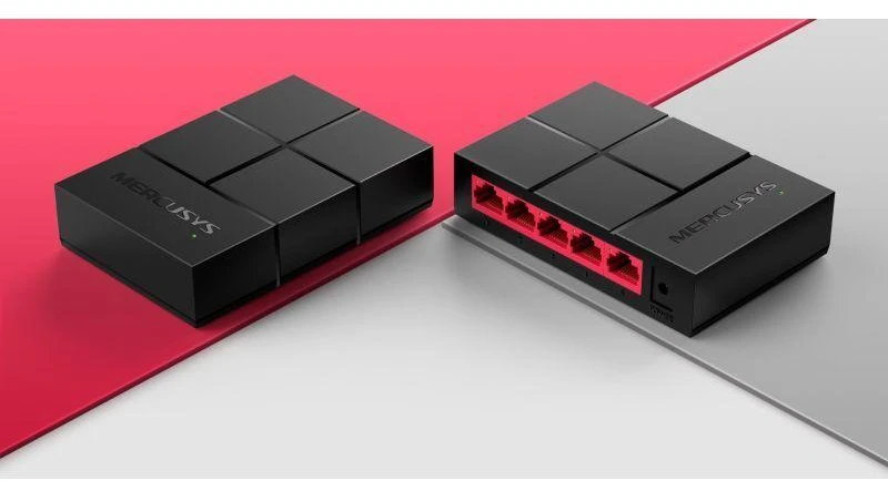 Šakotuvas TP-Link „Mercusys“ | Komutatorius | MS105G | Nevaldomas | Stalinis | Maitinimo šaltinio tipas: Išorinis