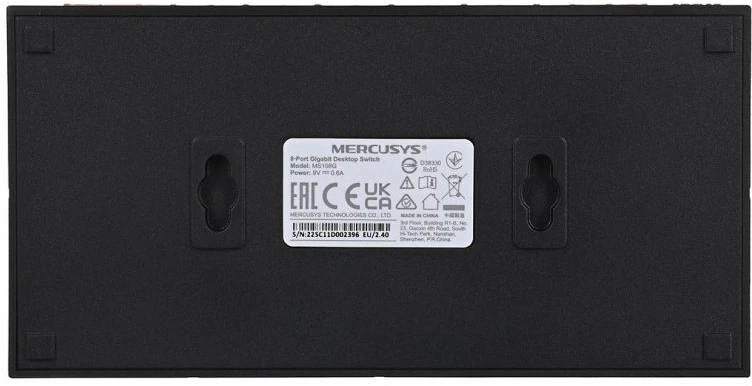 Šakotuvas TP-Link „Mercusys“ | Komutatorius | MS108G | Nevaldomas | Stalinis | Maitinimo šaltinio tipas: Išorinis