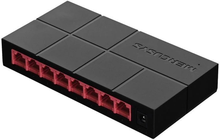Šakotuvas TP-Link „Mercusys“ | Komutatorius | MS108G | Nevaldomas | Stalinis | Maitinimo šaltinio tipas: Išorinis