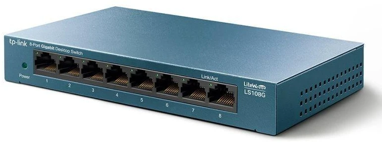 Komutatorius TP-LINK TL-LS108G (8x 10/100/1000 Mbps)