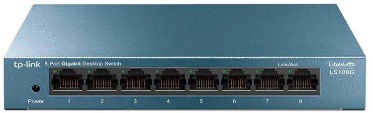 Komutatorius TP-LINK TL-LS108G (8x 10/100/1000 Mbps)