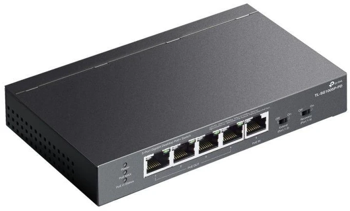 Komutatorius TP-LINK TL-SG1005P-PD