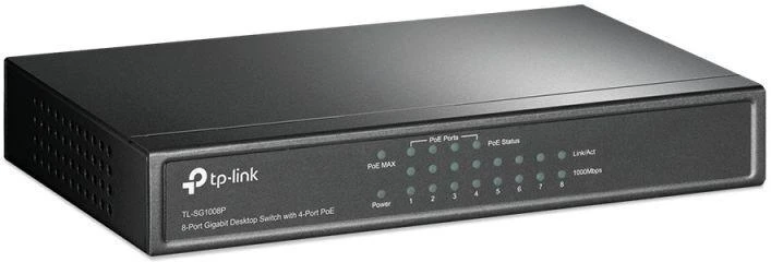 Šakotuvas Komutatorius TP-Link / TL-SG1008P