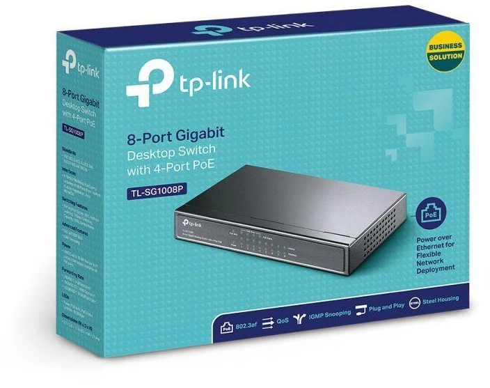 Šakotuvas Komutatorius TP-Link / TL-SG1008P