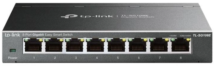Ausinės Komutatorius TP-LINK TL-SG108E (8x 10/100/1000Mbps)