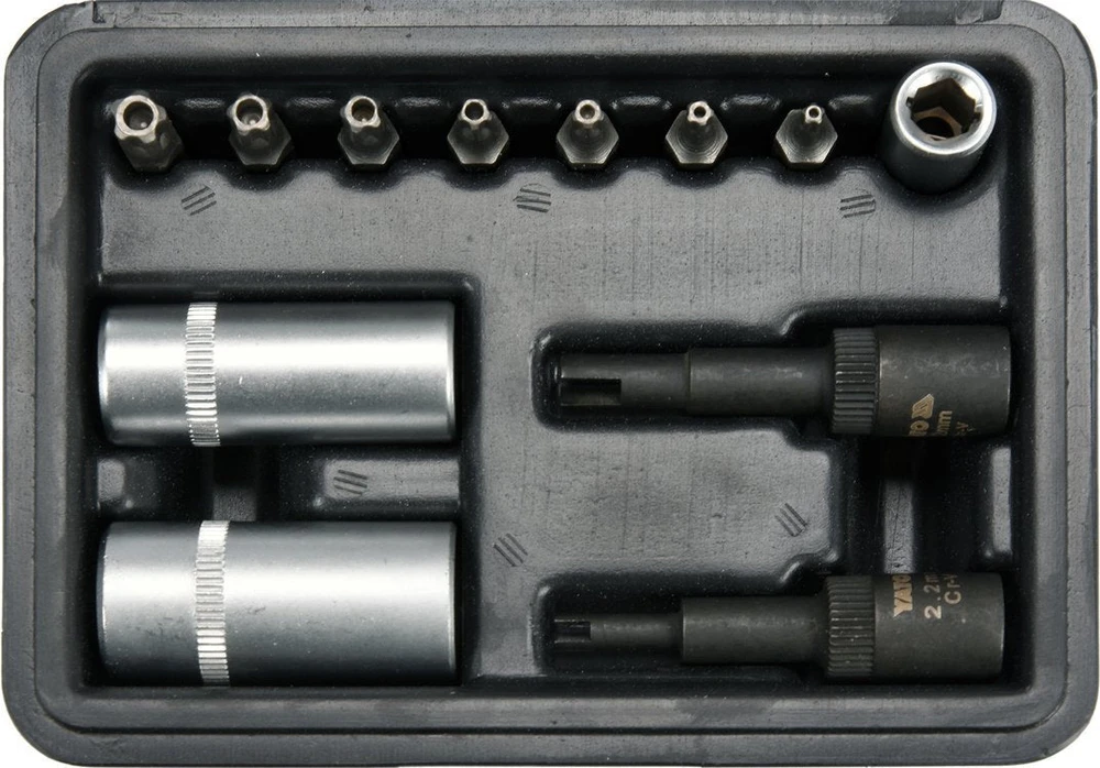 Yato KONDICIONAVIMO ĮRANKIŲ RINKINYS | 6,3 MM (1/4") | 12 VNT. (YT-12007)
