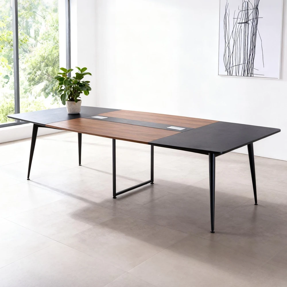 VEVOR Konferencinis stalas 240 cm 10 asmenų