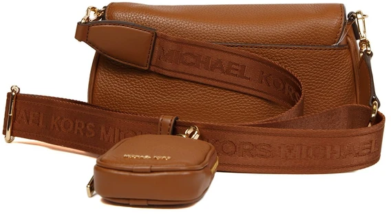Koniakowa skórzana listonoszka Michael Kors 35S6GTVC0L