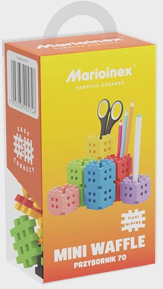 MARIOINEX 905746 Mini vaflis - Įrankių dėžė 70 vnt.