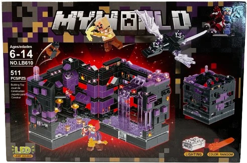 Konstruktorius LED MineCraft My World 610